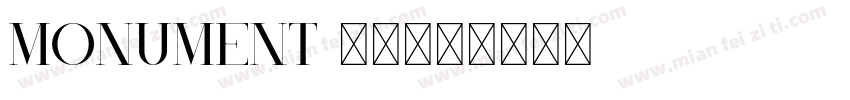 Monument 字体字体转换